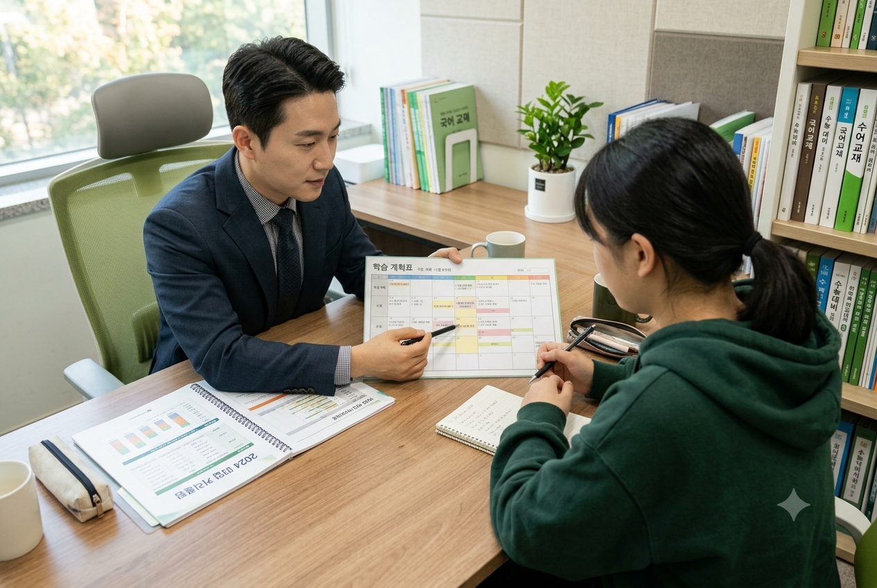 학생 개인별 심층 면담 모습